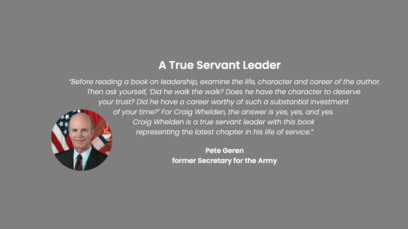 Pete Geren Testimonials